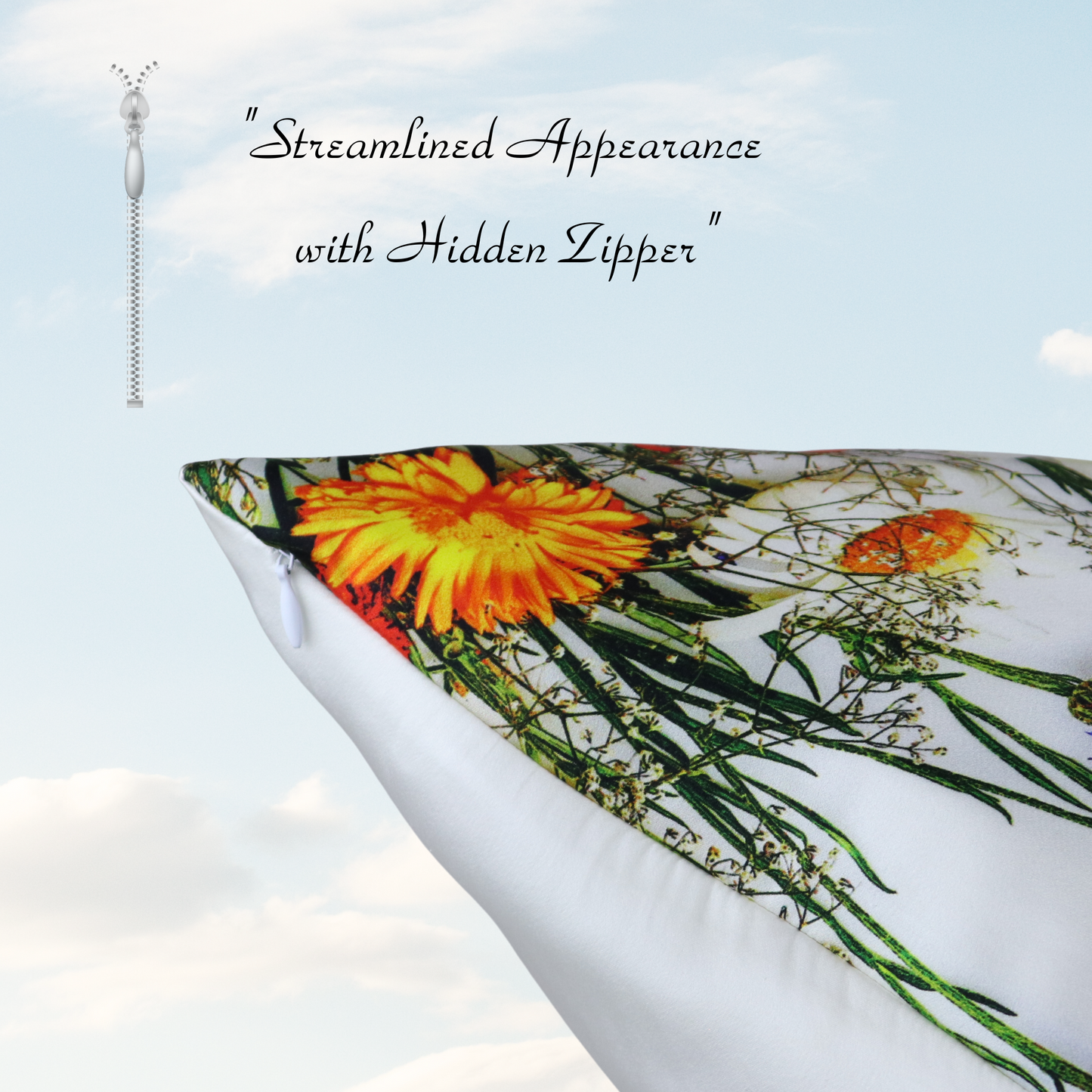 MEADOW Floral Silk Pillowcase, 25 Momme Mulberry, Queen & King