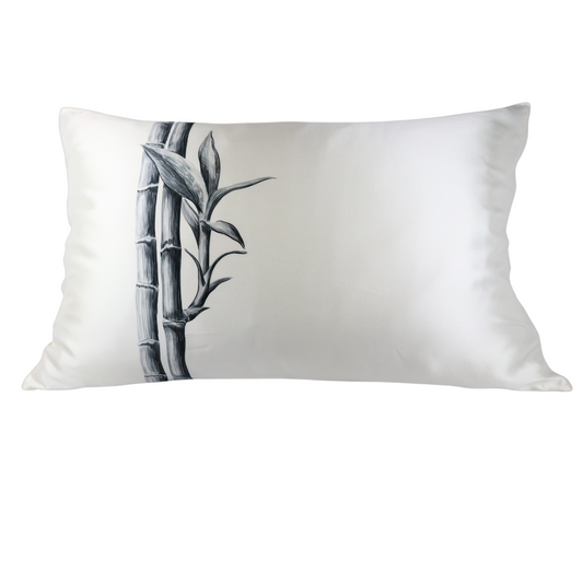 BAMBOO Silk Pillowcase, 25 Momme Mulberry Silk, Queen, King