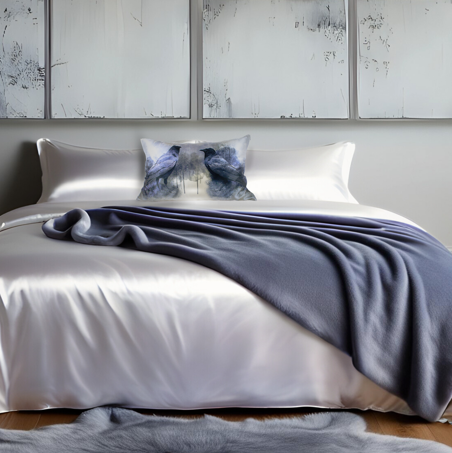 RAVENS Silk Pillowcase, 25 Momme Mulberry Silk, Queen & King